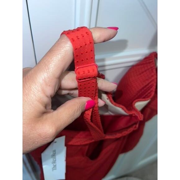 NWT RHODE x Target Women's 2X Red Embossed Dot Ruffle One Piece Swimsuit - Picture 9 of 10